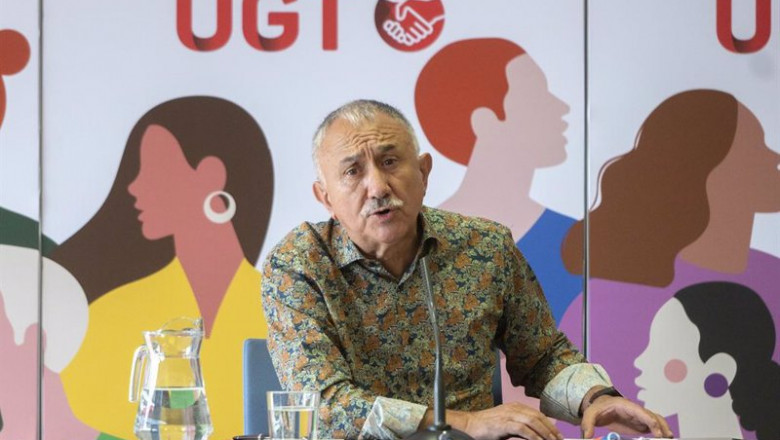 ep el secretario general de ugt pepe alvarez participa en el tradicional encuentro informativo de