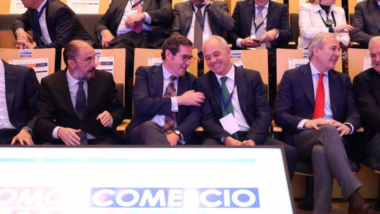 ep i d el presidente del gobierno de aragon javier lamban el presidente de ceoe antonio garamendi el ep i d el presidente del gobierno de aragon javier lamban el presidente de ceoe antonio garamendi el