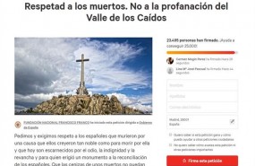 ep la fundacion francisco franco pide la no profanacion del vallelos caidos