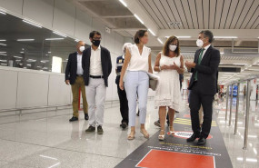 ep la ministra de industria comercio y turismo reyes maroto y la presidenta del govern balear
