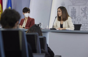 ep la ministra de politica territorial y portavoz del gobierno isabel rodriguez i y la ministra de