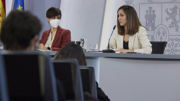 ep la ministra de politica territorial y portavoz del gobierno isabel rodriguez i y la ministra de