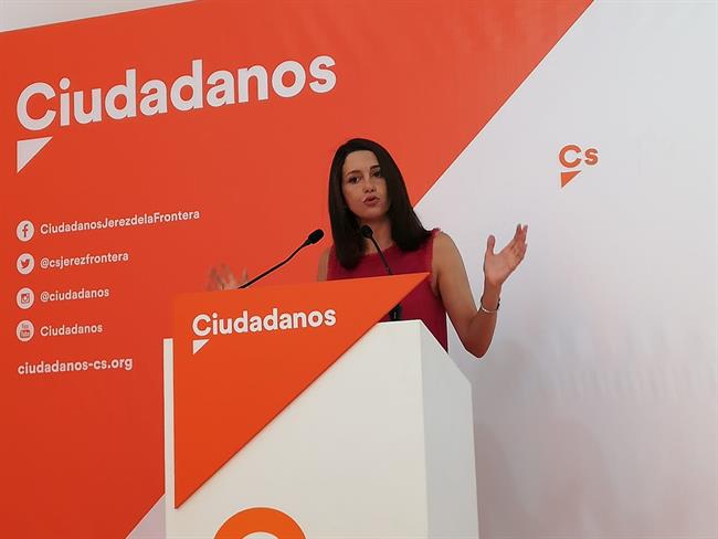 La portavoz nacional de Cs, Inés Arrimadas | EUROPA PRESS ep la portavoz nacionalcs ines arrimadas