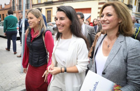ep la presidenta de vox madrid rocio monasterio c tras atender a los medios de comunicacion a las