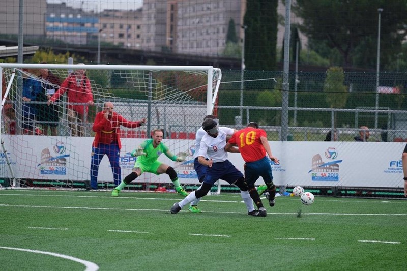 ep la seleccion espanola de futbol para ciegos en el campeonato de europa