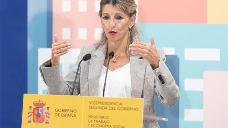 ep la vicepresidenta segunda y mnistra de trabajo y economia social yolanda diaz