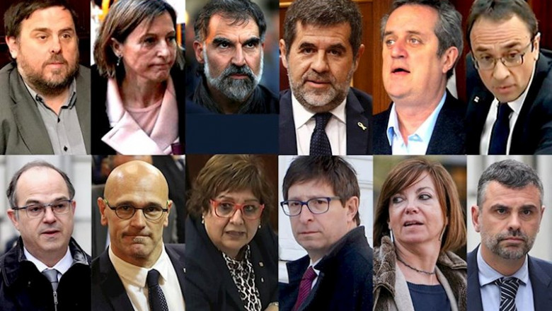 ep montaje con los rostros de los lideres independentistas del 1-o y presos del procs a menos de dos ep montaje con los rostros de los lideres independentistas del 1-o y presos del procs a menos de dos