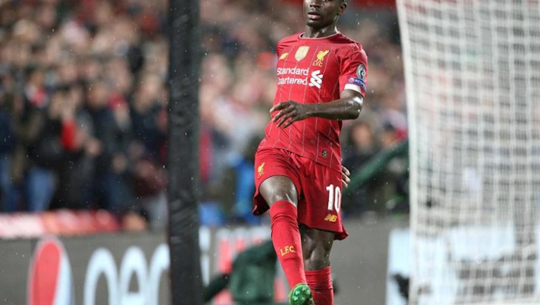 ep sadio mane durante el partido del liverpool ante el atletico de madrid de la liga de campeones