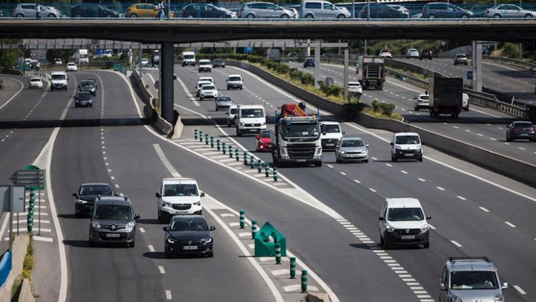 Tramo de la autopista de la M30 durante la desescalada por el Covid-19 | Joaquin Corchero - Europa Press ep tramo de la autopista de la m30 durante la desescalada por el covid-19