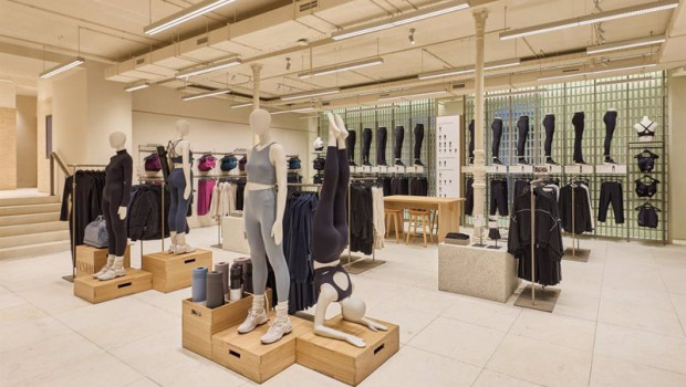 ep una de las salas de la tienda oysho ubicada en la plaza de lugo en a coruna