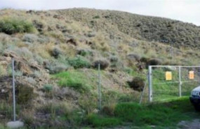 ep vallado en una de las zonas de acceso restringido en palomares cuevas del almanzora almeria