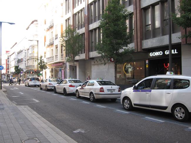 Valladolid.- Parada de taxi en Valladolid | EUROPA PRESS ep valladolid- paradataxivalladolid