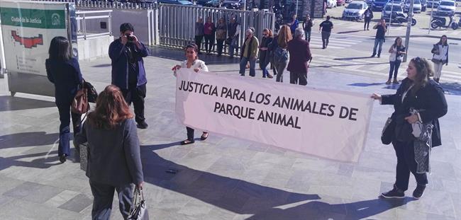 Acusada en juicio Parque Animal a la salida de los juzgados | EUROPA PRESS ep acusadajuicio parque animalla salidalos juzgados