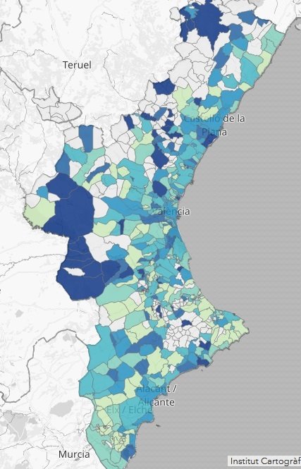 ep afeccion del coronavirus en la comunitat valenciana por municipios ep afeccion del coronavirus en la comunitat valenciana por municipios