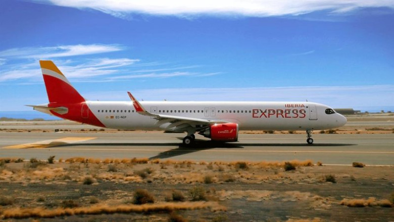 Archivo - Avión de Iberia Express | IBERIA EXPRESS - Archivo ep archivo avion de iberia express 20260108171006