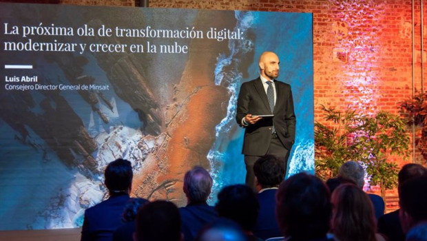 ep archivo   el consejero ejecutivo de indra y director general de minsait luis abril presenta el