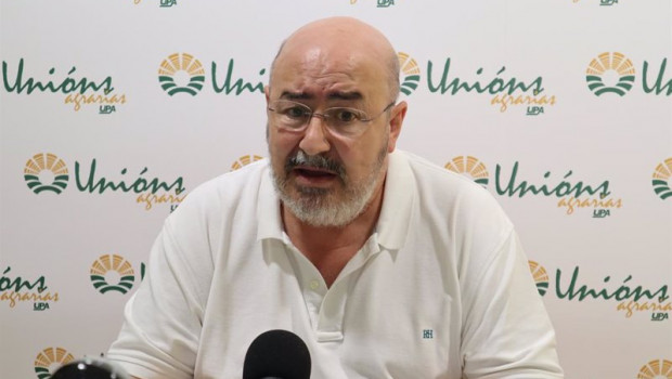 ep archivo   el secretario xeral de unions agrarias roberto garcia en rueda de prensa