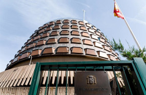 ep archivo   exterior del tribunal constitucional a 23 de junio de 2025 en madrid espana