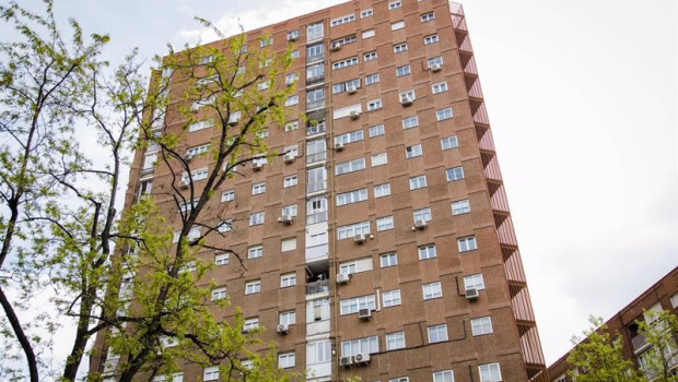 ep archivo   un edificio del distrito de arganzuela a 14 de abril de 2023 en madrid espana