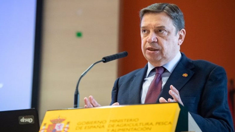 ep el ministro de agricultura luis planas interviene en un foro en caceres