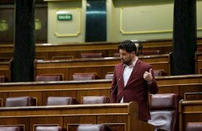 ep el portavoz de erc gabriel rufian durante su intervencion en la sesion de control al ejecutivo