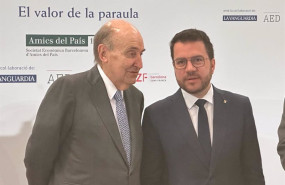 ep el presidente de la generalitat pere aragons con el presidente de la societat econmica