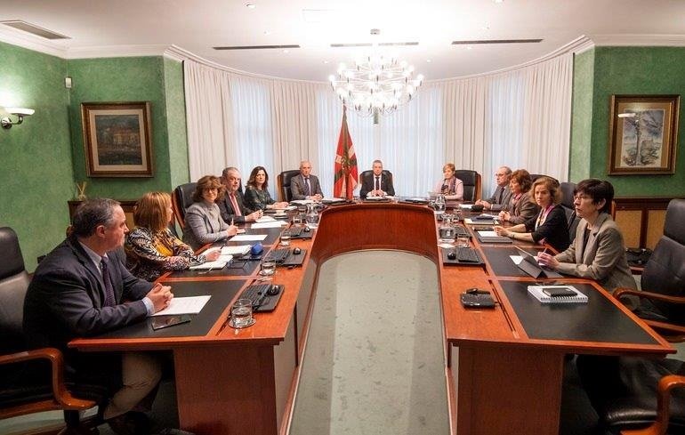 ep foto del consejo de gobierno extraordinario presidido por urkullu
