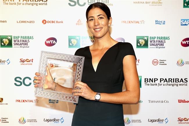 Garbiñe Muguruza en la gala de la WTA | WTA FINALS ep garbine muguruzala galala wta
