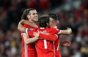 ep gareth bale celebra un gol con la seleccion de gales