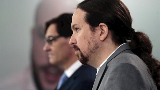 ep i-d el ministro de sanidad salvador illa y el vicepresidente segundo y ministro de derechos