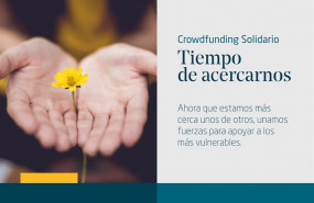 ep imagen de la campana solidaria de crowfunding dirigida a los empleados de indra