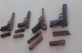 ep imagenlas pistolas encontradas