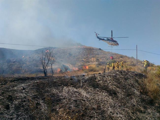 Incendio en Sorbas | EUROPA PRESS/BOMBEROS DEL LEVANTE ep incendiosorbas
