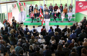 ep joseba egibar interviene en la presentacion de los candidatos del pnv de gipuzkoa a las