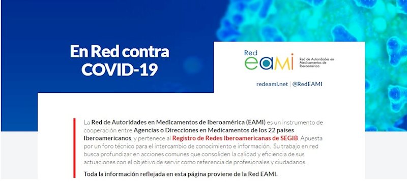La AEMPS crea una web con información científico-técnica para combatir el COVID-19 en Iberoamérica | AEMPS ep la aemps crea una web con informacion cientifico-tecnica para combatir el covid-19 en