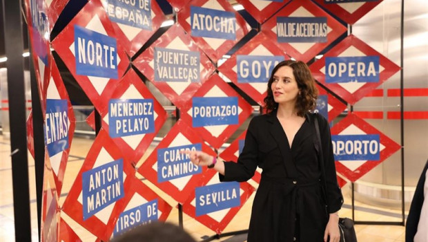 ep la candidatappla presidenciala comunidadmadrid isabel diaz ayuso visita metromadrid