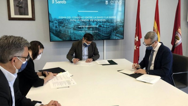 ep la emvs firma un convenio con la sareb para adquirir temporalmente 42 viviendas destinadas a