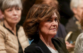 ep la vicepresidenta del gobierno en funciones carmen calvo durante la presentacion del libro ahora