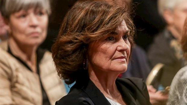 ep la vicepresidenta del gobierno en funciones carmen calvo durante la presentacion del libro ahora