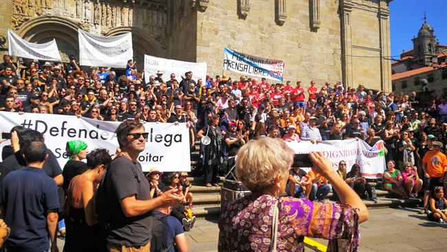 Manifestación CRTVG | EUROPA PRESS ep manifestacion crtvg