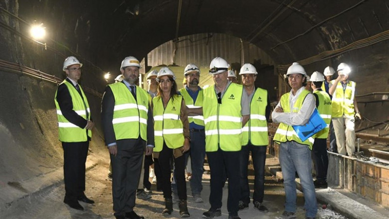 ep ministrofomentofunciones jose luis abalos supervisaobrastunelrecoletosmadrid