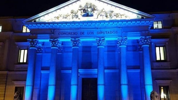 ep monumentosedificiostoda espanailuminanazuldia mundial del