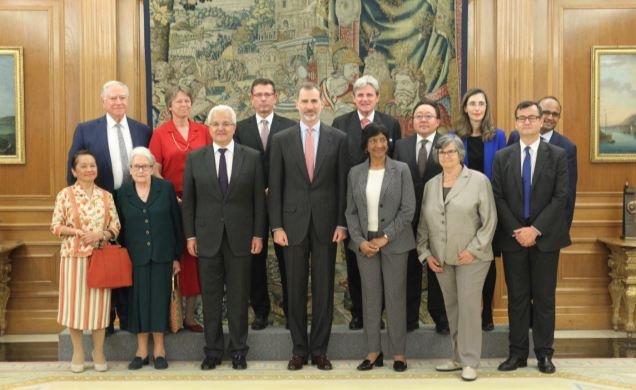 Rey recibe a la Asamblea de la Comisión Internacional contra la Pena de Muerte | CASA DEL REY ep rey recibela asambleala comision internacionalla penamuerte