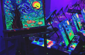 pintar y beber vino 1