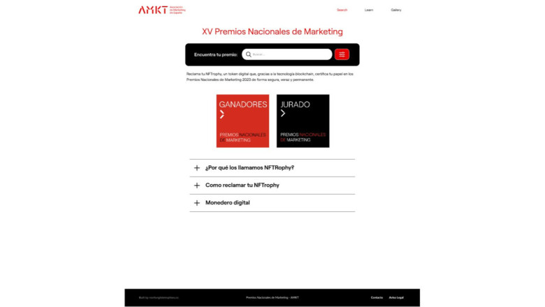 amkt crea una nueva era de reconocimiento digital al entregar nfts en los premios nacionales de marketing 20230720194129 