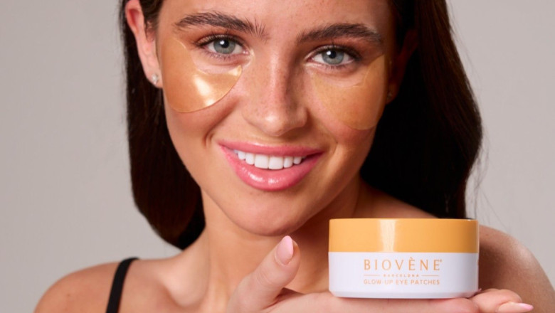 biovene barcelona caffeine lemon glow up eye patches 00 