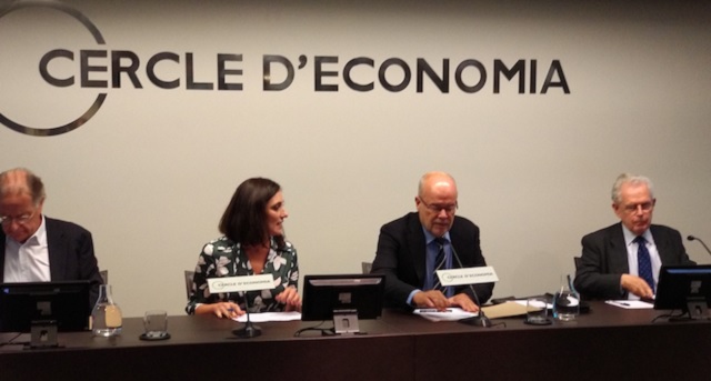 ciclo de conferencias en el cercle d economia de barcelona