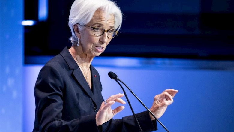 ep 04 november 2019 berlin christine lagarde president of the european central bank ecb speaks at