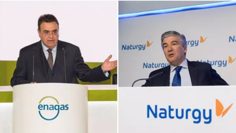ep archivo   el presidente de enagas antonio llarden y de naturgy francisco reynes