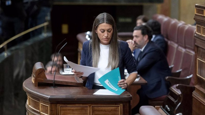 ep archivo la portavoz de junts en el congreso miriam nogueras en una sesion plenaria ep archivo la portavoz de junts en el congreso miriam nogueras en una sesion plenaria